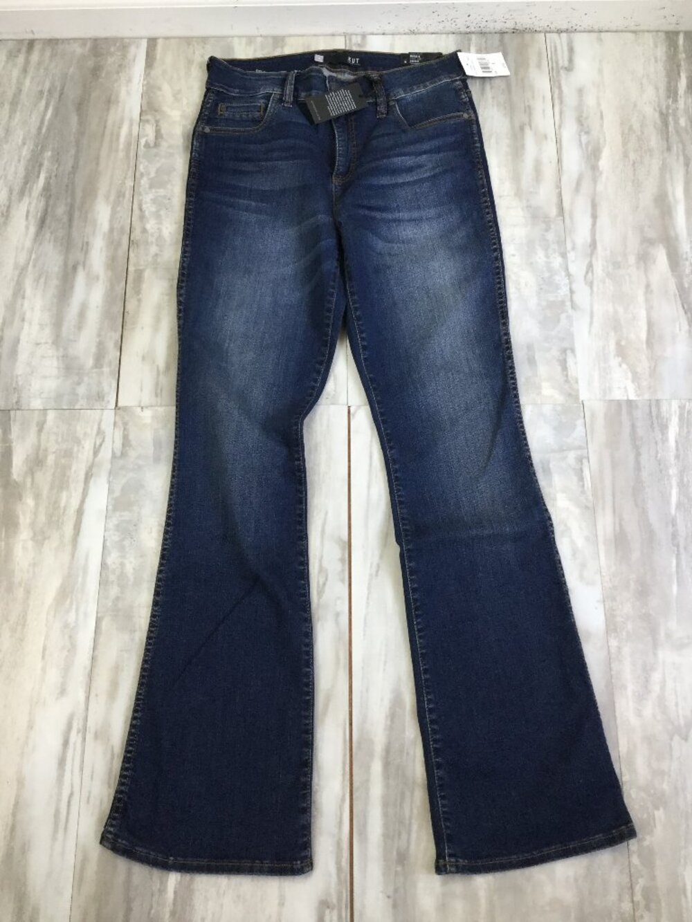 NWT Kut from the Kloth High Rise Natalie Boot Cut Long Jean 8